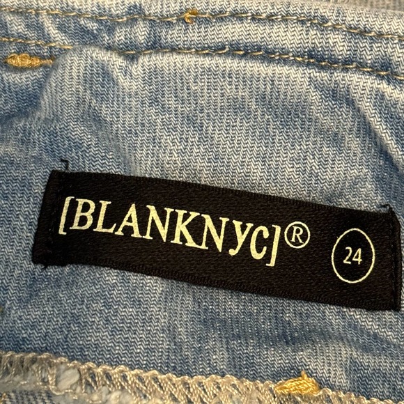 Blank NYC Blue Steal The Show Pants NWT Size 24 - Picture 6 of 9